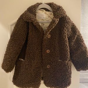Zara Teddy coat for Toddler girls 3-4 year old